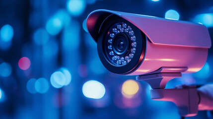 Video surveillance camera with infrared illumination, cctv