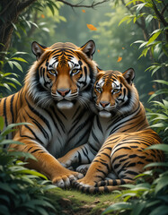 Striped Majesty: Tiger