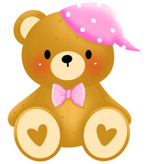 Baby girl,Baby Bear,It’s a girl Clipart 