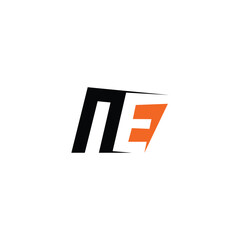 Obraz premium Creative Monogram Logo of EN and NE for Versatile Branding