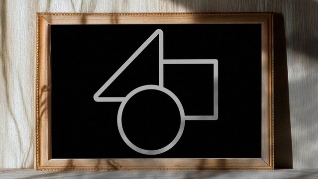 Vintage Scene with Photo Video Frame