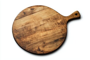 Dark backdrop featuring a wooden pizza paddle