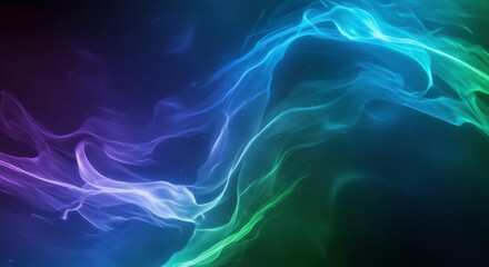 Abstract Energy: A dynamic composition of flowing, colorful energy waves, creating a mesmerizing visual experience of movement and light.