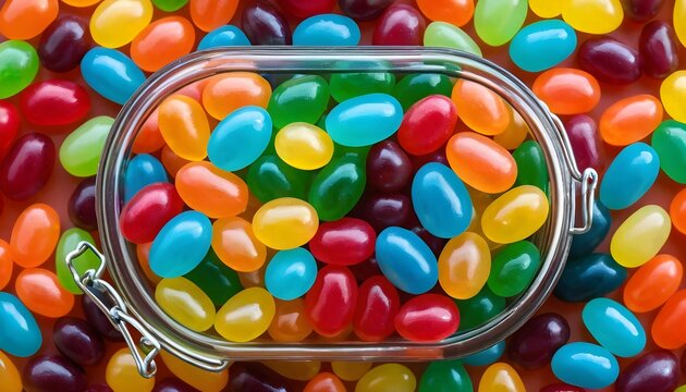 Bonbons multicolores background