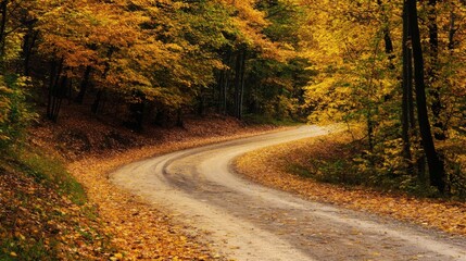 Autumn road