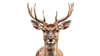 Majestic stag standing proud in natural light