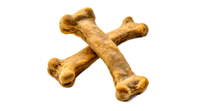 Natural dog bones for healthy chewing sessions
