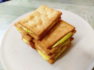 cookies with a close-up view