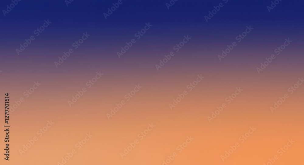 Poster gradient of colors: captivating shades of blue to orange transition seamlessly in a gradient effect,