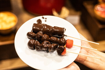 Food is any substance consumed to provide nutritional support for the body. It typically comes from plants, animals, or fungi and contains essential nutrients such as carbohydrates, proteins, fats, vi
