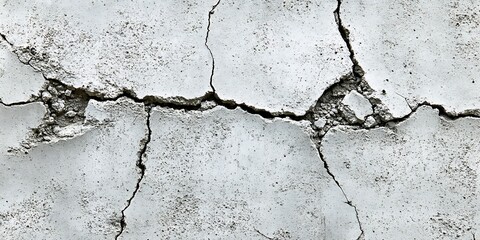 Fototapeta premium Cracked Concrete Surface