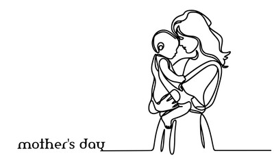 Mother's Day Celebration, silhouette of a pregnant woman