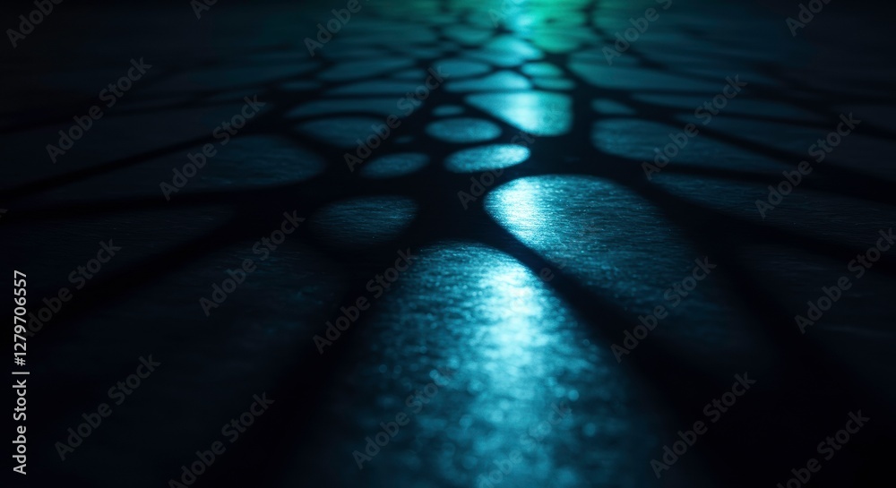 Poster abstract shadows and light: the interplay of light and shadow creates a captivating abstract pattern