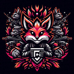 a unique esport logo in the form of a cute animal 2025