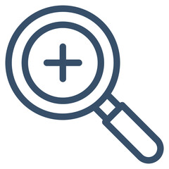 Fototapeta premium Zoom In Icon Element For Design