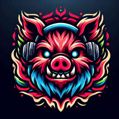 a unique esport logo in the form of a cute animal 2025