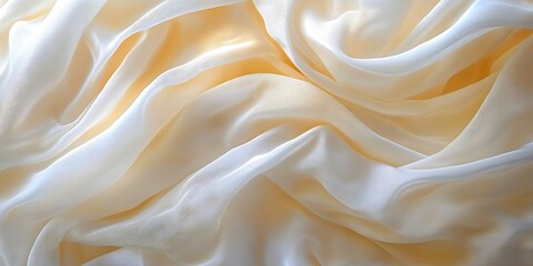 Obraz premium Cream Silk Fabric Texture