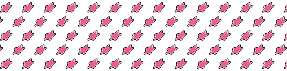 Seamless star shape vector pattern with a modern and stylish design. Perfect for backgrounds, textiles, wallpapers, decorations, and graphic design projects