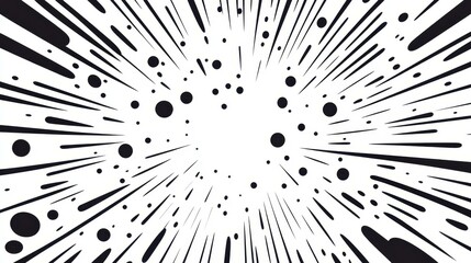 A retroinspired cartoon pattern featuring a halftone gradient on a smooth gray background, perfect for creative designs.