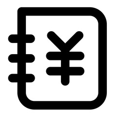 Fototapeta premium Generic black outline Icon pack