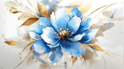 Captivating floral painting perfect for enhancing any space.