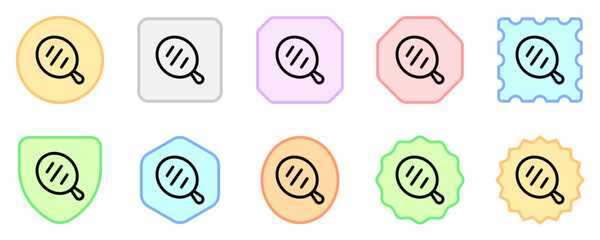 Editable hand mirror vector icon. Barbershop, lifestyle, grooming. Part of a big icon set family. Perfect for web and app interfaces, presentations, infographics, etc