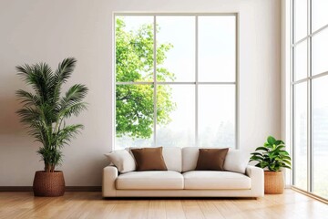 Fototapeta premium Integrate Nature into Your Home with Indoor Plants