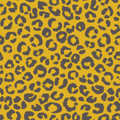 Abstract modern leopard seamless pattern. Animals trendy background. Color decorative vector stock illustration for print, card, postcard, fabric, textile. Modern ornament of stylized skin.