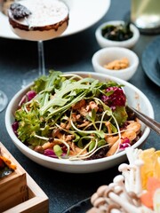 Food is any substance consumed to provide nutritional support for the body. It typically comes from plants, animals, or fungi and contains essential nutrients such as carbohydrates, proteins, fats, vi