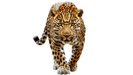 Powerful leopard prowls confidently in daylight