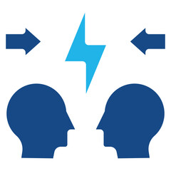 Conflict Icon Element For Design