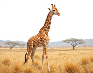 Fototapeta premium Towering Grace: Giraffe Collection