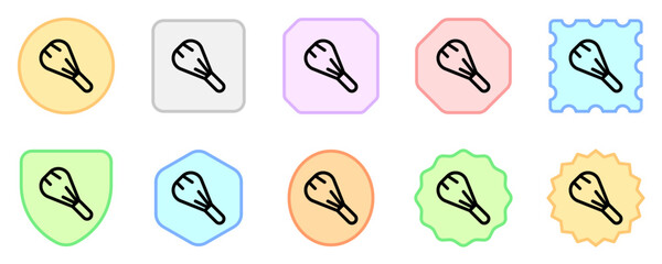 Editable blush brush vector icon. Cosmetics, makeup, skincare, beauty. Part of a big icon set family. Perfect for web and app interfaces, presentations, infographics, etc