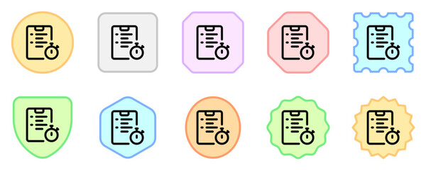 Editable assignment, quiz, task vector icon. Online learning, course, tutorial. Part of a big icon set family. Perfect for web and app interfaces, presentations, infographics, etc