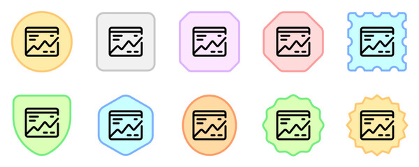 Editable dashboard, web statistics, analytics vector icon. Part of a big icon set family. Perfect for web and app interfaces, presentations, infographics, etc