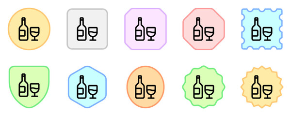 Editable wine vector icon. Part of a big icon set family. Perfect for web and app interfaces, presentations, infographics, etc