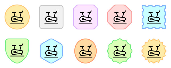 Editable indoor bike vector icon. Part of a big icon set family. Perfect for web and app interfaces, presentations, infographics, etc