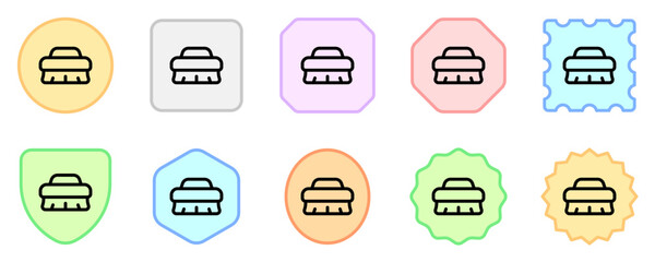 Editable floor brush vector icon. Part of a big icon set family. Perfect for web and app interfaces, presentations, infographics, etc