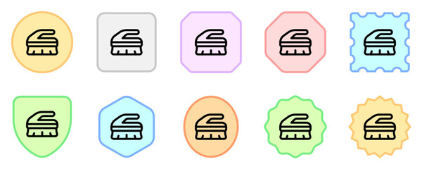 Editable scrub brush vector icon. Part of a big icon set family. Perfect for web and app interfaces, presentations, infographics, etc