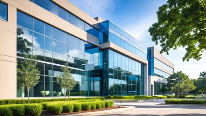 Obraz premium generic modern building - symbol of success 