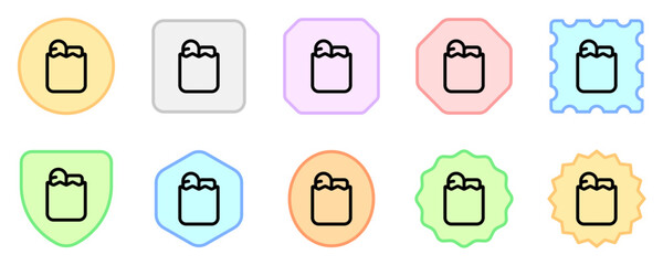 Editable groceries vector icon. Part of a big icon set family. Perfect for web and app interfaces, presentations, infographics, etc