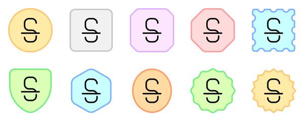 Editable strike through text format vector icon. Part of a big icon set family. Perfect for web and app interfaces, presentations, infographics, etc