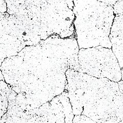 Grunge Abstract Cracked Concrete Wall Seamless Pattern Texture