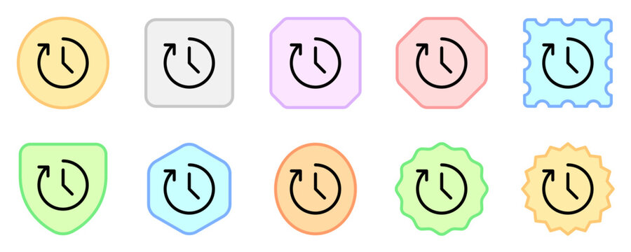 Editable vector nonstop time service hours icon. Part of a big icon set family. Perfect for web and app interfaces, presentations, infographics, etc