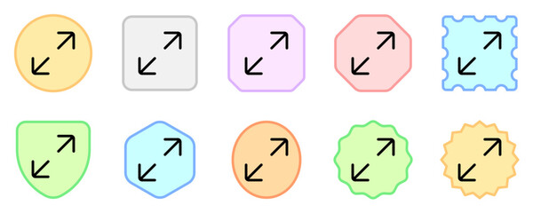 Editable vector maximize screen icon. Part of a big icon set family. Perfect for web and app interfaces, presentations, infographics, etc