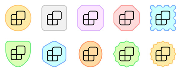 Editable vector app widget icon. Part of a big icon set family. Perfect for web and app interfaces, presentations, infographics, etc