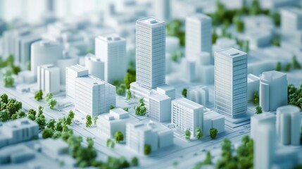 Smart city planning supported 3D modeling tools for sustainable building growth