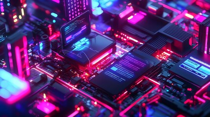 Obraz premium The Role of Computer Technology in Software Creation