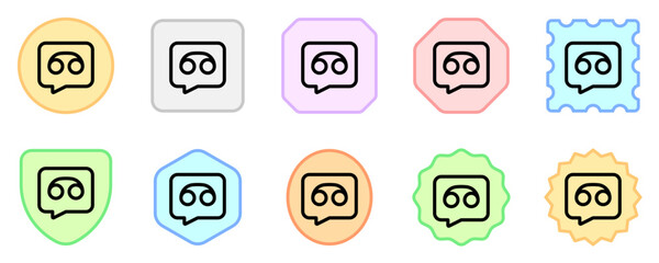 Vector voicemail, voice record icon. Black, white background. Perfect for app and web interfaces, infographics, presentations, marketing, etc.