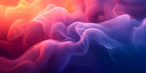 Abstract Colorful Swirls: A Digital Masterpiece of Vibrant Hues